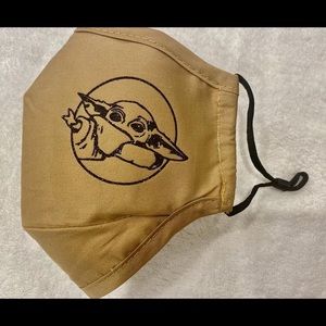 Baby Yoda Premium Glitter Custom Mask